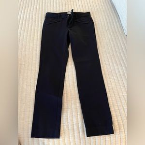 Gap Navy Blue cotton pants size 2 R skinny ankle